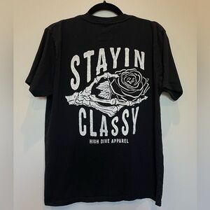 High Dive Apparel Stayin Classy graphic tee